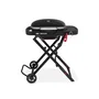 Weber Traveler Compact Barbecue à Gaz Noire avec Chariot Pliable 2,2 kW WEB1705338719792