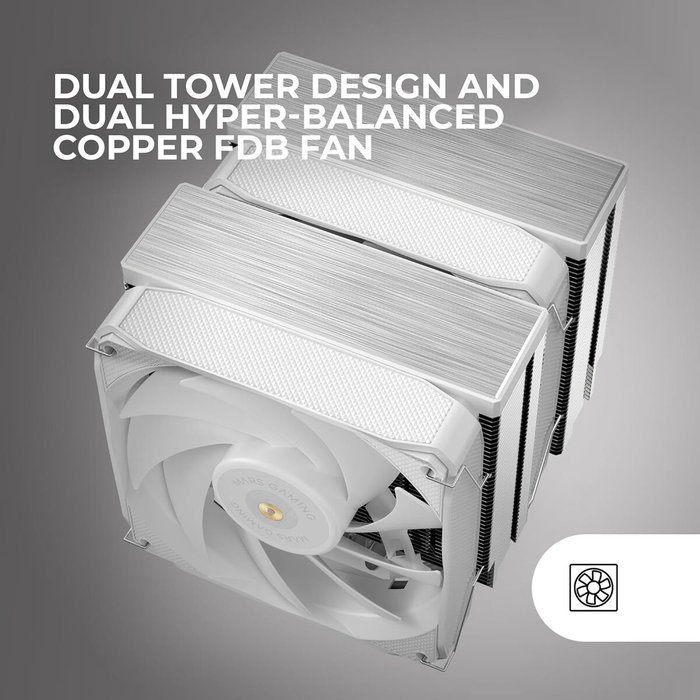 Ventilateur CPU Mars Gaming MCPUXU6W