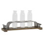 DKD Home Decor Vase Marron Noir Métal Verre (3 Pièces)