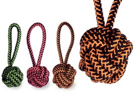 MASCOW Mordeur avec balle, assortiment de 3 couleurs