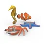 Schleich Set de figurines Animaux Marins Wild Life - 4 pièces