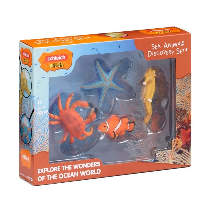 Schleich Set de figurines Animaux Marins Wild Life - 4 pièces Schleich Set de figurines Animaux Marins Wild Life - 4 pièces