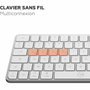 Mobility Lab KMP2000W Mini Clavier Blanc AZERTY