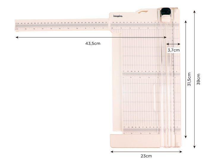 Innspiro Cizalla pour papier A4 avec base extensible