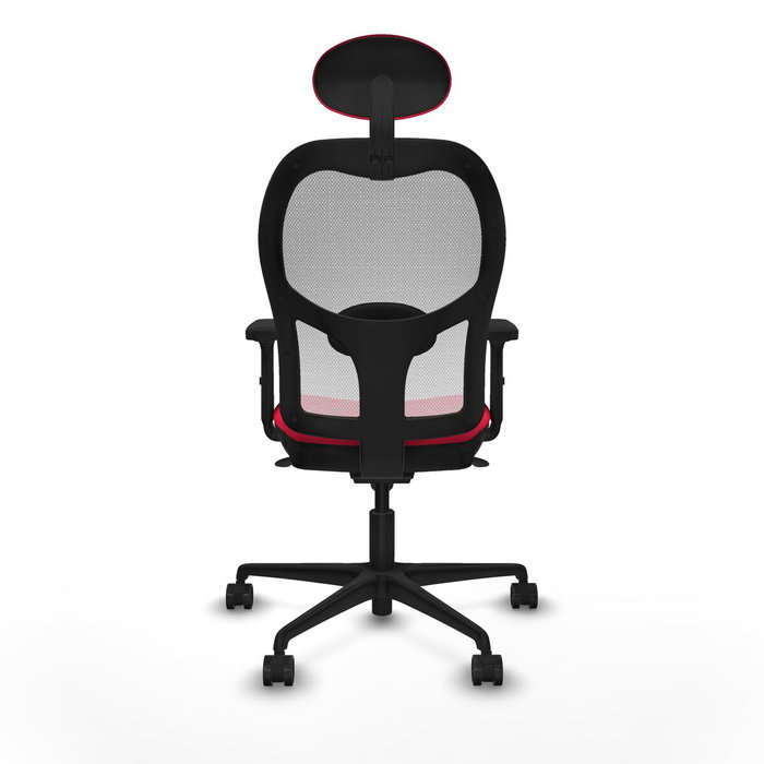 Piqueras y Crespo 2D036N1 Chaise de Bureau avec Appui-tête Rouge