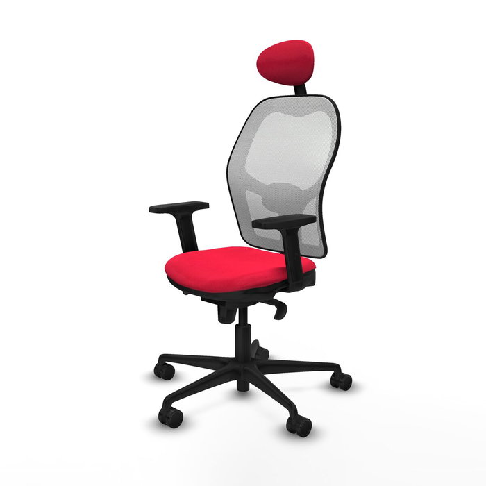 Piqueras y Crespo 2D036N1 Chaise de Bureau avec Appui-tête Rouge