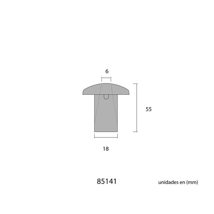 Protège-varin Ø6-18 mm Lot de 50 – Protection de chantier en polypropylène jaune