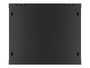 LANBERG Armoire rack murale 9U 600x450mm noire avec porte perforée