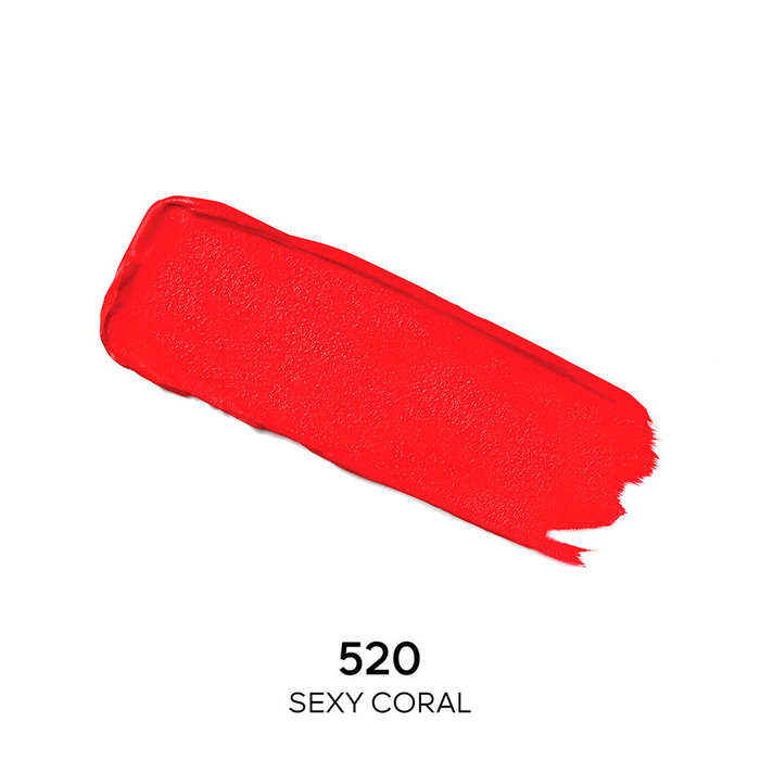 Guerlain KISSKISS Rouge à Lèvres Mate Confort 16h #520 Sexy Coral 2,8g