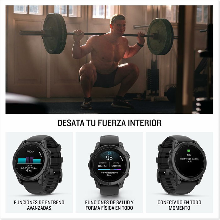 Garmin Fénix E AMOLED 47mm GPS Noir