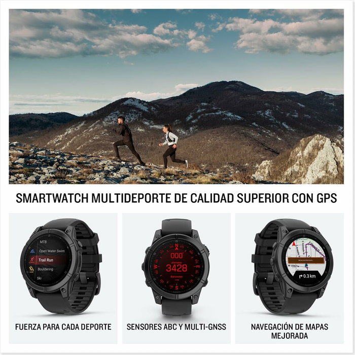 Garmin Fénix E AMOLED 47mm GPS Noir