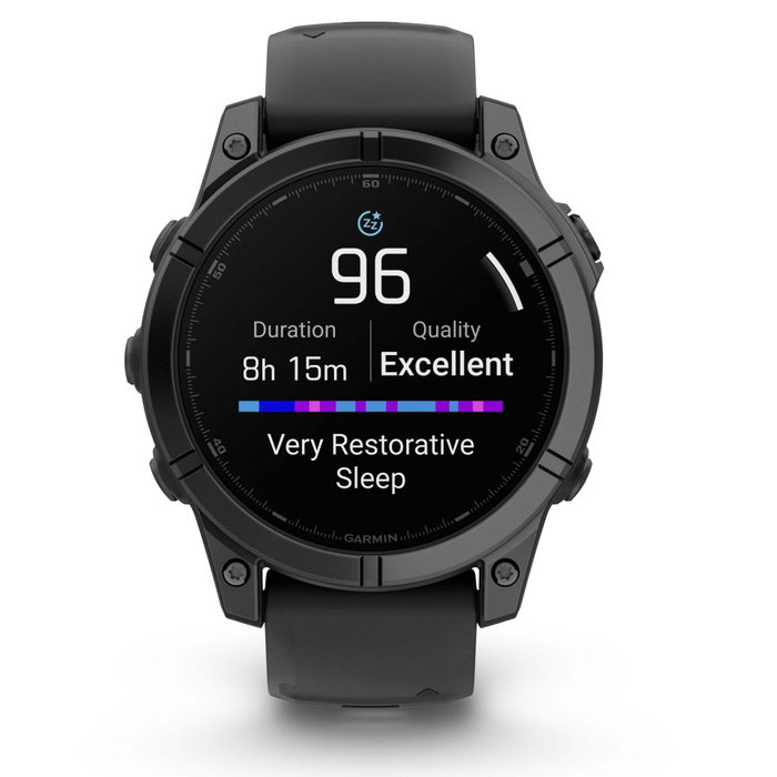 Garmin fenix E (47 mm) noir/gris ardoise