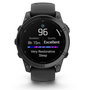 Garmin fenix E (47 mm) noir/gris ardoise