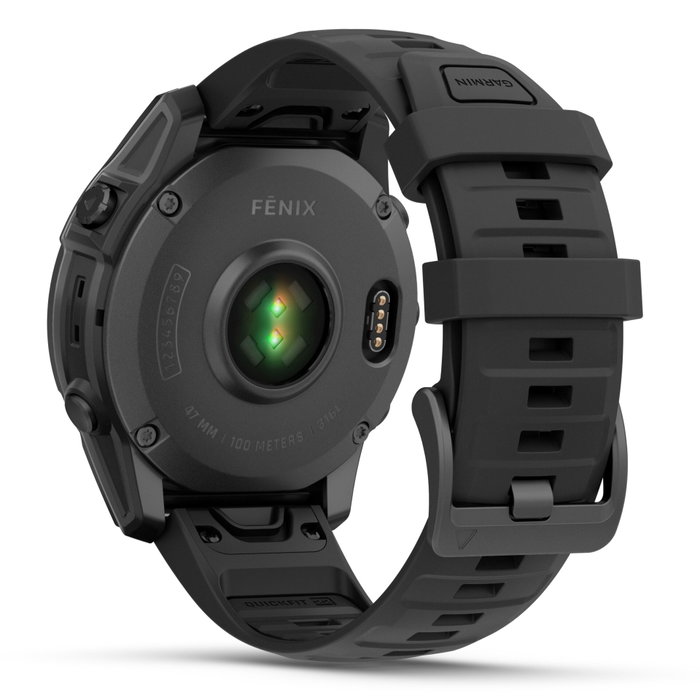 Garmin fenix E (47 mm) noir/gris ardoise