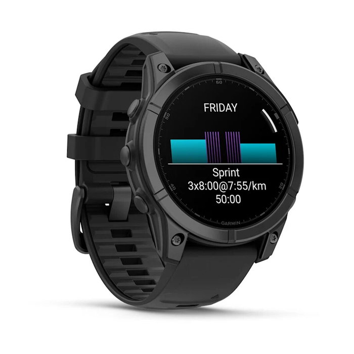 Montre Homme GARMIN Fénix E AMOLED 47mm Noir 1,3"