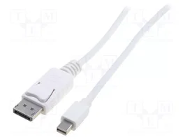 DIGITUS Câble DisplayPort vers mini DisplayPort 2m blanc