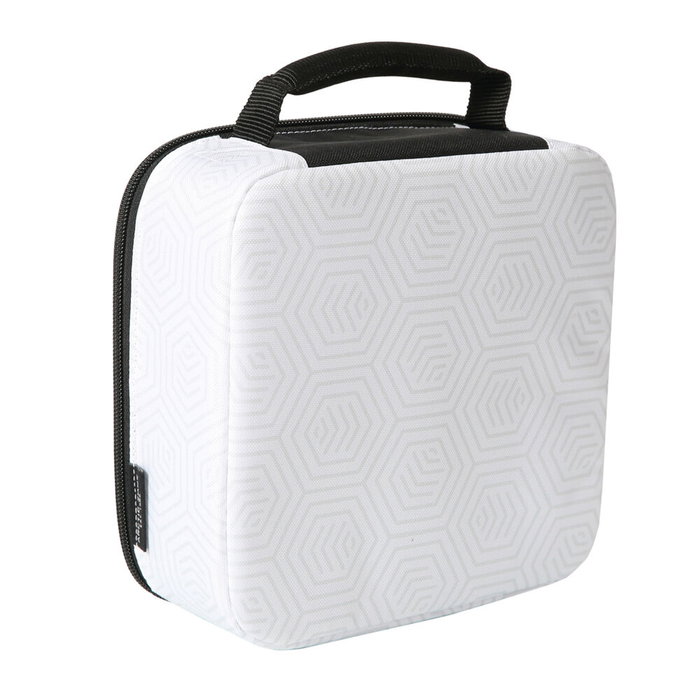 SAFTA - Sac isotherme porte-repas avec boîte Tupper et gourde - Motif Real Madrid - Isolation haute densité, revêtement PEVA, étanche - Dimensions 21 x 9.5 x 21.6 cm