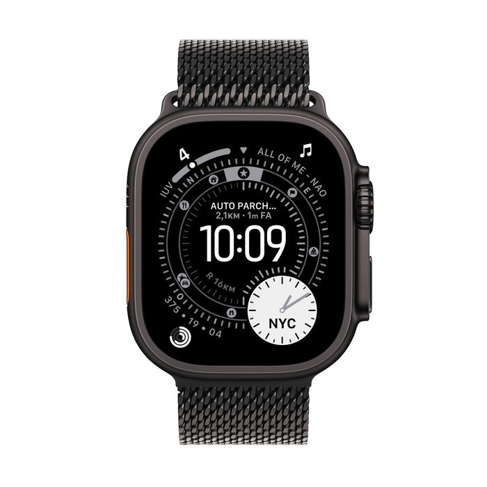 Montre intelligente Apple MF1T4QL/A Noir 49 mm