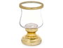 Giftdecor Porte-bougie Coupe Dorée 12 x 19,5 x 12 cm (Set de 6)