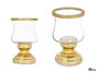 Giftdecor Porte-bougie Coupe Dorée 12 x 19,5 x 12 cm (Set de 6)