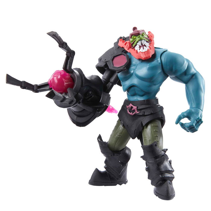 Mattel Masters of the Universe - Figurine Articulée Trap Jaw avec Projectile, Série Animée, Jouet de Collection, 4 ans et plus