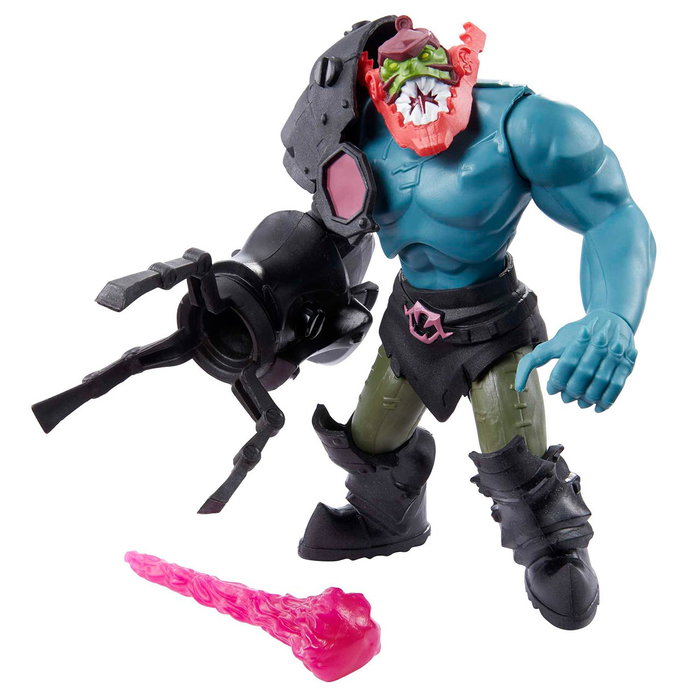 Mattel Masters of the Universe - Figurine Articulée Trap Jaw avec Projectile, Série Animée, Jouet de Collection, 4 ans et plus