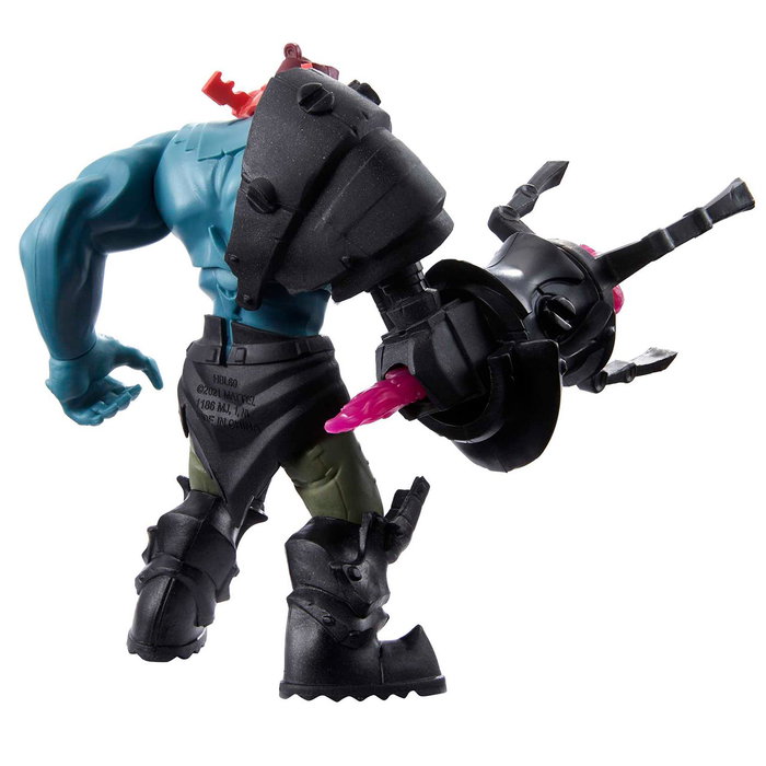 Mattel Masters of the Universe - Figurine Articulée Trap Jaw avec Projectile, Série Animée, Jouet de Collection, 4 ans et plus