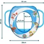 Thermobaby - Réducteur WC enfant confortable avec poignées de sécurité, thème Pat'Patrouille - Pour enfants dès 10 mois - Adaptable toilettes standard