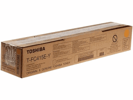 Toshiba Toner Cartouche de Recharge Jaune, Modèle T-FC415EY, Référence 6AJ00000289, pour Imprimante