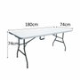 Table de réception pliante TERRANOVA 180 cm - Blanc