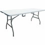 Table de réception pliante TERRANOVA 180 cm - Blanc
