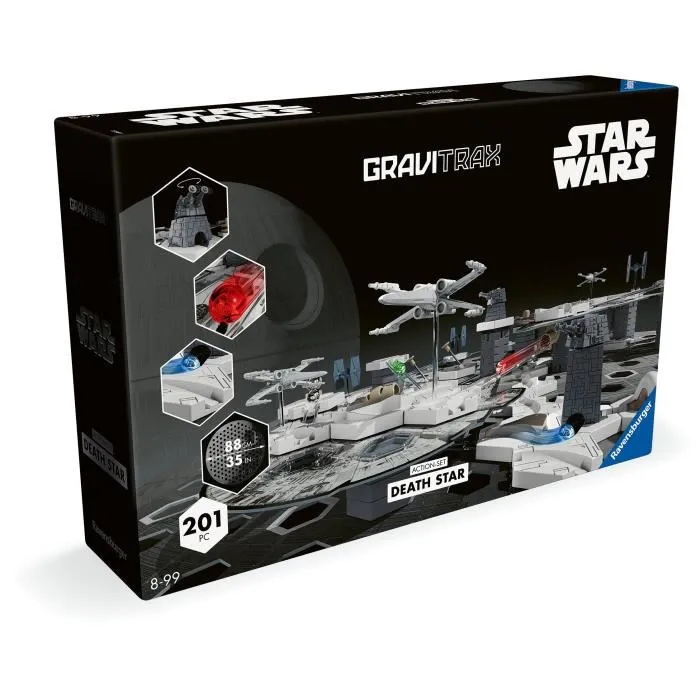 Ravensburger Gravitrax - Set Star Wars - Circuit de billes - Jeu de construction 188 pièces - À partir de 8 ans - Réf. 23860 Ravensburger Gravitrax - Set Star Wars - Circuit de billes - Jeu de construction 188 pièces - À partir de 8 ans - Réf. 23860