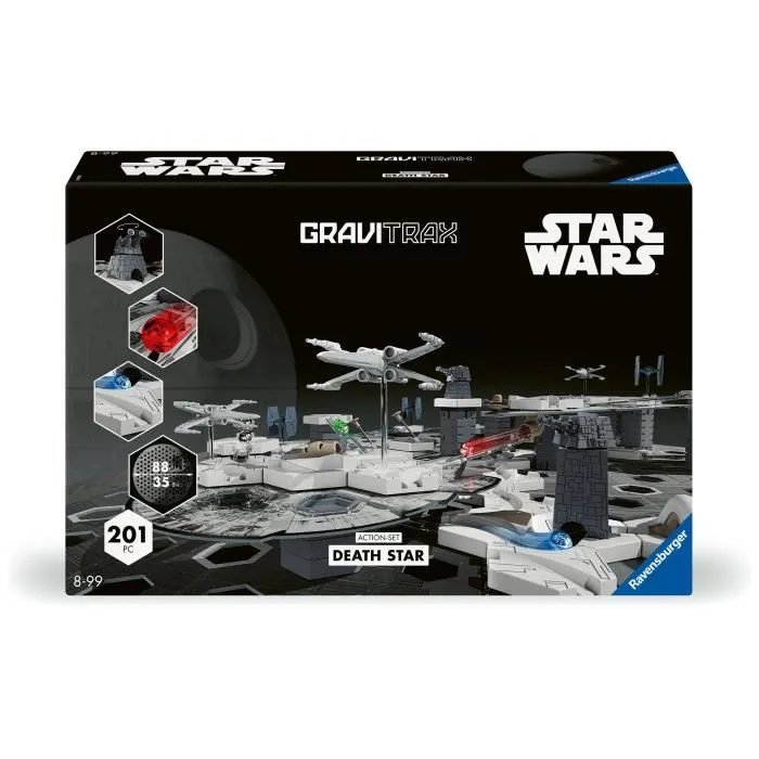 Ravensburger Gravitrax - Set Star Wars - Circuit de billes - Jeu de construction 188 pièces - À partir de 8 ans - Réf. 23860 Ravensburger Gravitrax - Set Star Wars - Circuit de billes - Jeu de construction 188 pièces - À partir de 8 ans - Réf. 23860