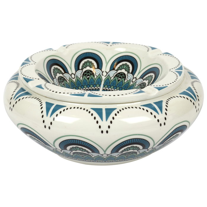 Home Deco Factory Cendrier Marocain XXL Mirage en Céramique, d.25 cm Home Deco Factory Cendrier Marocain XXL Mirage en Céramique, d.25 cm