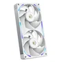 NZXT F240X Core Ventilateur PC 240 mm Blanc - Roulement hybride 3100 RPM (RF-U24PN-W1)