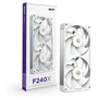 NZXT F240X Core Ventilateur PC 240 mm Blanc - Roulement hybride 3100 RPM (RF-U24PN-W1)