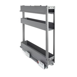 HERRAJES ALK Botellero Bacan M150/M300 Antracita 3 Bandejas Modulo 150