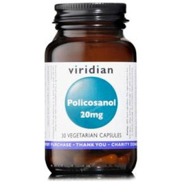 VIRIDIAN Policosanol 20 mg, 30 capsules végétales