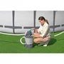 Bestway - Pompe de filtration a sable pour piscine hors sol jusqu'a 18100 L - 3596 L/h - 6 fonctions - Avec prefiltre