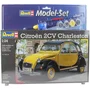 Revell Maquette à construire Citroën 2CV - Kit complet avec colle, peintures et accessoires - Détails authentiques