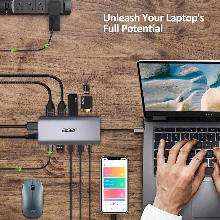 Acer Station d'accueil 12-en-1 USB Type-C