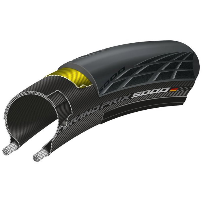 Continental Grand Prix 5000 700x23 Noir Continental Grand Prix 5000 700x23 Noir