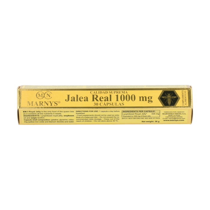 MARNYS Jalea Real 1000 mg avec Lecitina 30 capsules