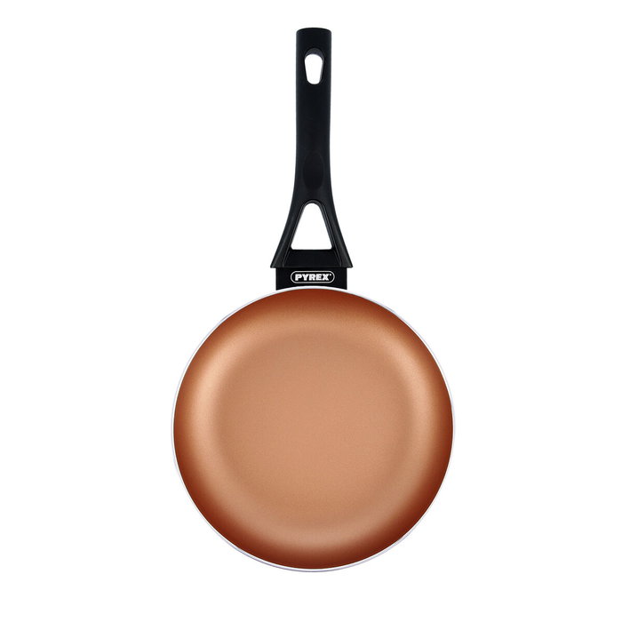 Pyrex Poêle Action Aluminium Pressé Antiadhérente Cuivre 24 cm Sans PFOA Compatible Induction Vitrocéramique Gaz Électrique Pyrex Poêle Action Aluminium Pressé Antiadhérente Cuivre 24 cm Sans PFOA Compatible Induction Vitrocéramique Gaz Électrique