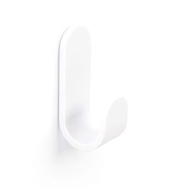 Viefe Percha Tok 25X65X30 Blanc Mat avec Adhésif 3M, Résistance 3Kgs