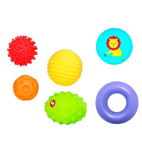 Fisher-Price Set de 6 balles d'entraînement - Jouet pour enfants dès 3 ans