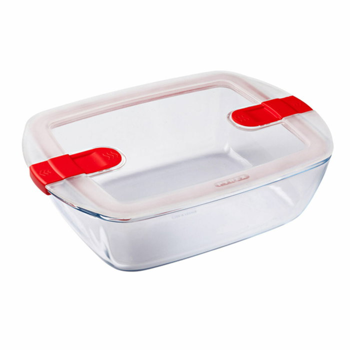 Pyrex Cook & Heat Plat rectangulaire 2,5 L avec couvercle
