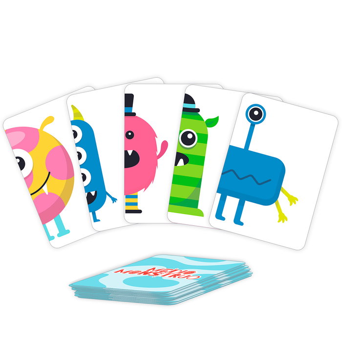 Lúdilo - Jeu Medio Mosntruo 803286 - Création de monstres par description et écoute - Jeu de cartes familial pour enfants à partir de 4 ans