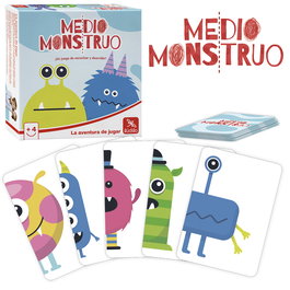 Lúdilo - Jeu Medio Mosntruo 803286 - Création de monstres par description et écoute - Jeu de cartes familial pour enfants à partir de 4 ans