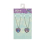 PEERS HARDY Set de 2 Colgantes Angel & Stitch Disney en forme de cœur